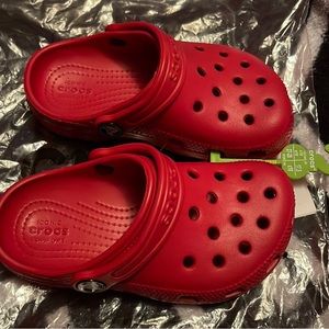 Pepper Red Toddler Crocs 10C